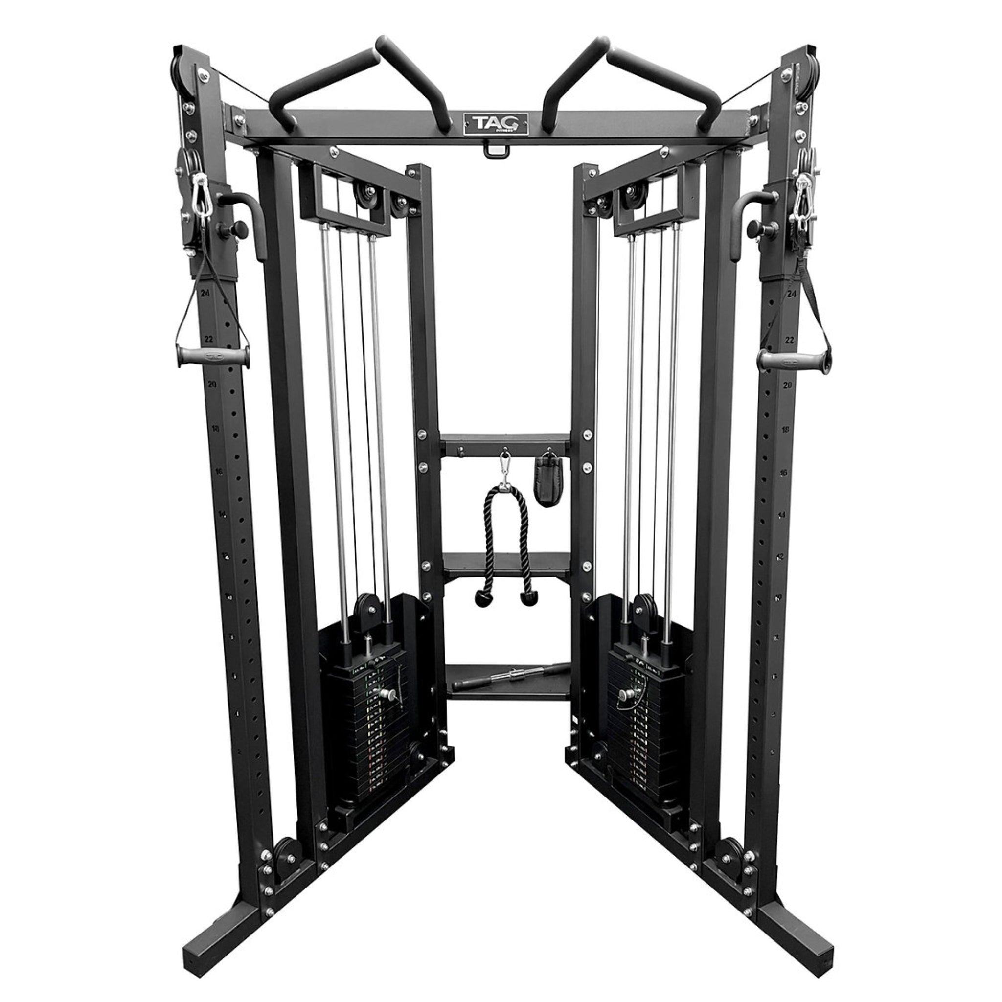 TAG 2x160 lb Stacks Functional Trainer with Black Frame