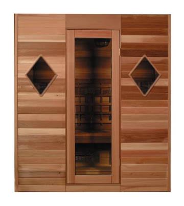 INFRA-CORE™ Premium Dual Series with Diamond Windows & Cedar Front