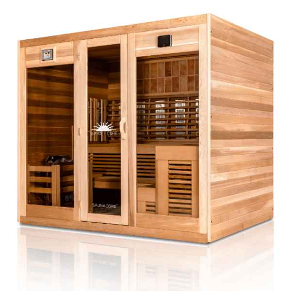 Infrared Dual Sauna by SaunaCore - Infra-core Premium