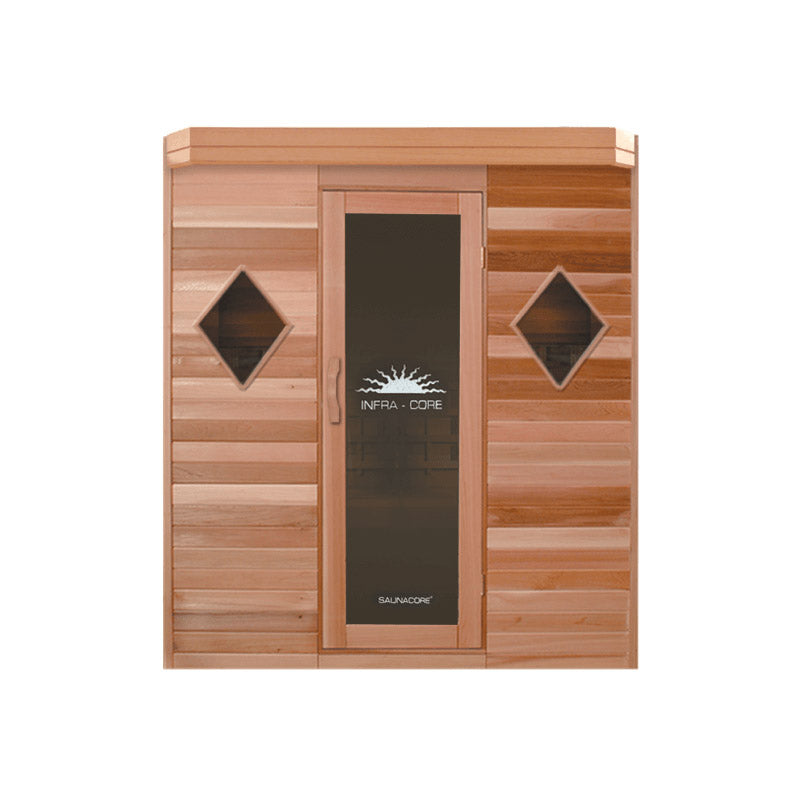 INFRA-CORE™ Premium Dual Series with Diamond Windows & Cedar Front