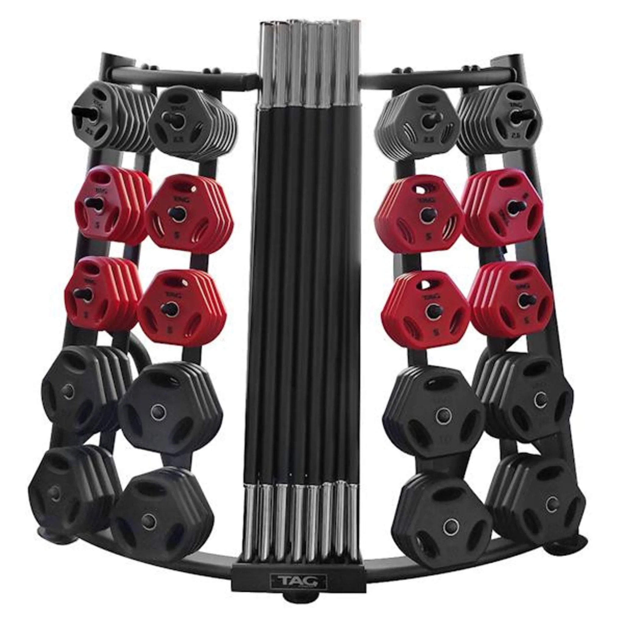 Cardio Pump Set & Rack (20-Pack) by TAG Fitness