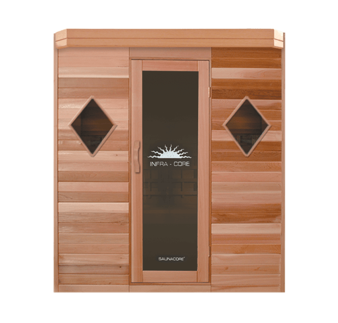 INFRA-CORE™ Premium Dual Series with Diamond Windows & Cedar Front