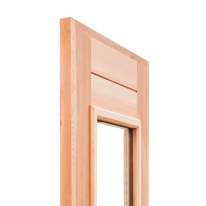Clear Cedar Sauna Door by Scandia with Insulated Glass