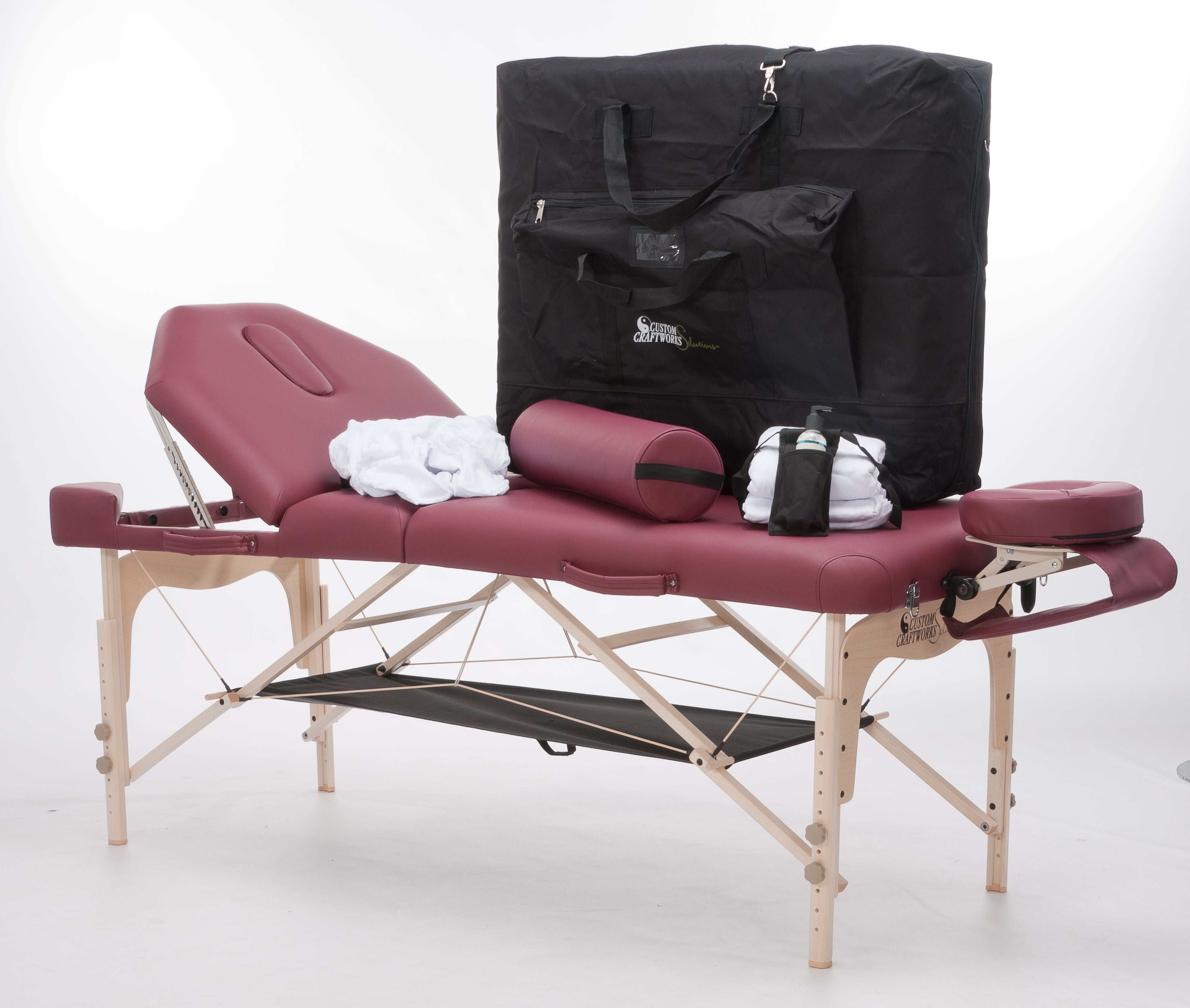 Custom Craftworks - Destiny Lift-Back Practice Essentials Massage Table Kit