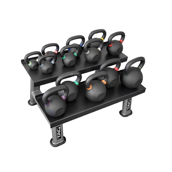 Powder Coated Cast Iron Kettlebell Set