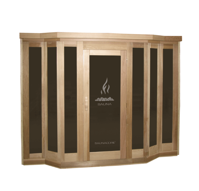 Saunacore Vu-Classic Style Sauna V5x6