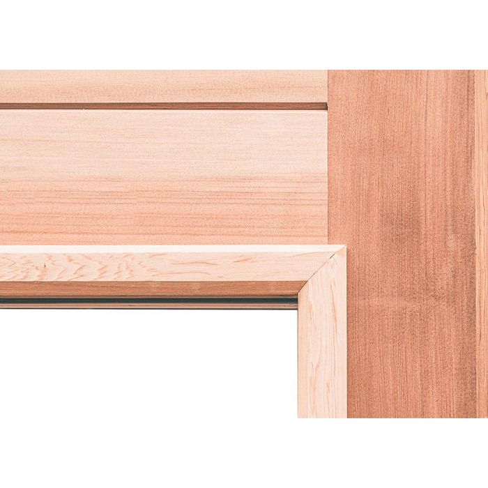 Clear Cedar Sauna Door by Scandia with Insulated Glass